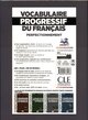 Vocabulaire progressif du francais - Niveau perfectionnement C1/C2 + CD